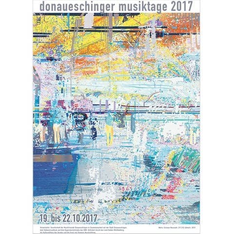 Das Plakat der Donaueschinger Musiktage 2017 von Corinne Wasmuht