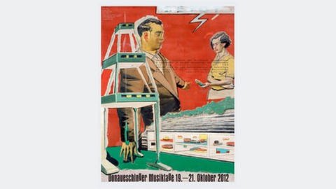 Plakatmotiv der Donaueschinger Musiktage 2012 von Neo Rauch