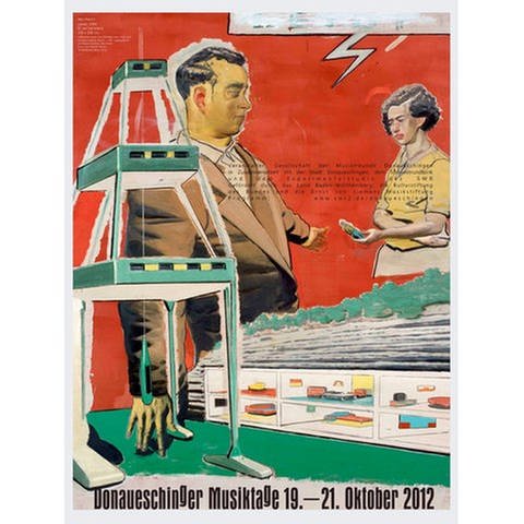 Plakatmotiv der Donaueschinger Musiktage 2012 von Neo Rauch