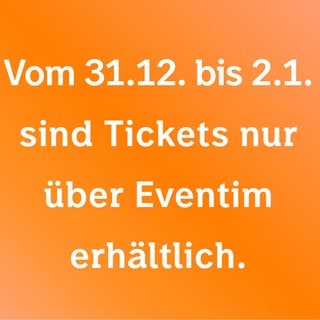 Hinweis zum SWR Ticketservice 