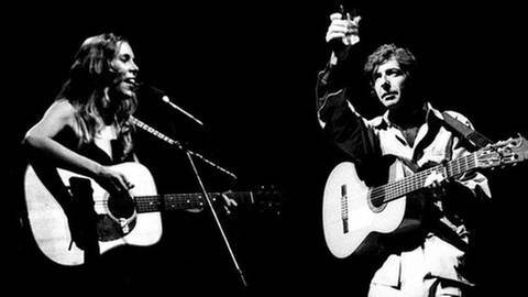 Joni Mitchell und Leonard Cohen