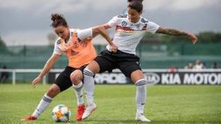 Vor der Frauen-Fußball-WM in Frankreich - Training