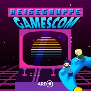 Das Podcast-Cover des Eventpodcasts "Reisegruppe Gamescom"