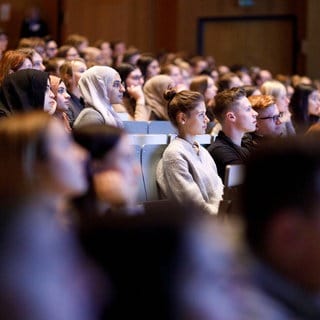 Erstsemesterbegrüßung an der Universität Köln im Oktober 2019