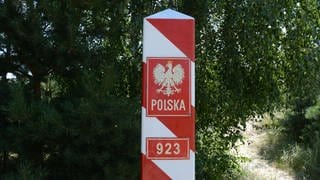 Polnischer Grenzpfosten: Tausende polnische Fach- und Pflegekräfte verlassen regelmäßig ihr Heimatland. Die Lücken füllen vor allem Ukrainier