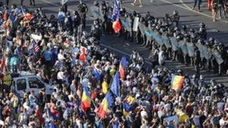 Rumänien- Proteste
