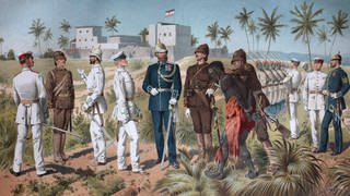 Koloniale Truppen in Afrika