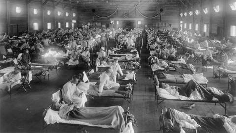 Die Spanische Grippe forderte Millionen Todesopfer