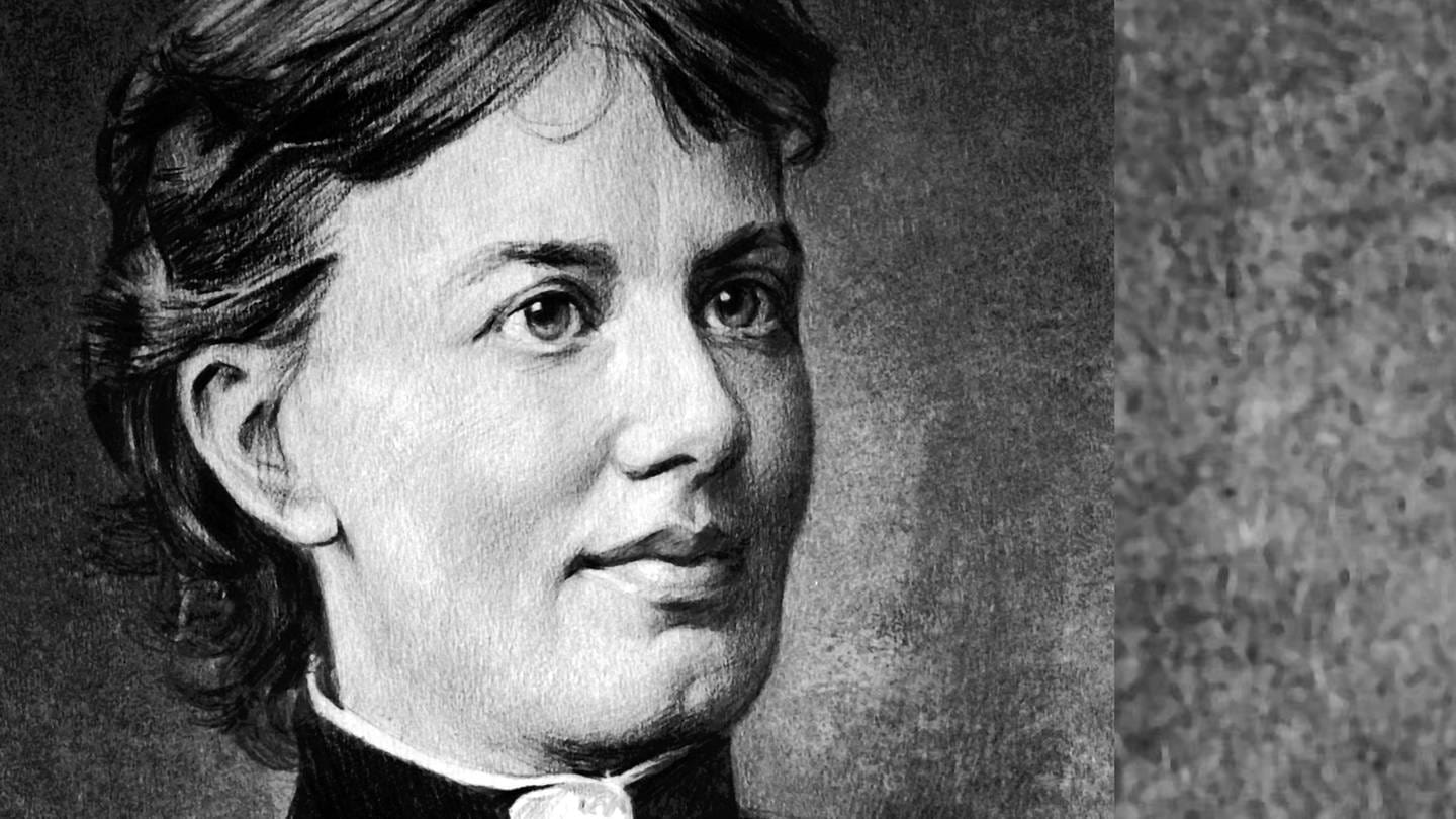 Zeitgenössische Aufnahme der russischen Mathematikerin Sofja Kowalewskaja (1850 - 1891). Sie wurde 1889 in Stockholm die erste Professorin für Mathematik in Europa.