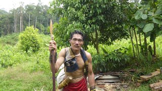 Guman - Oberhaupt einer Penan-Familie auf Borneo