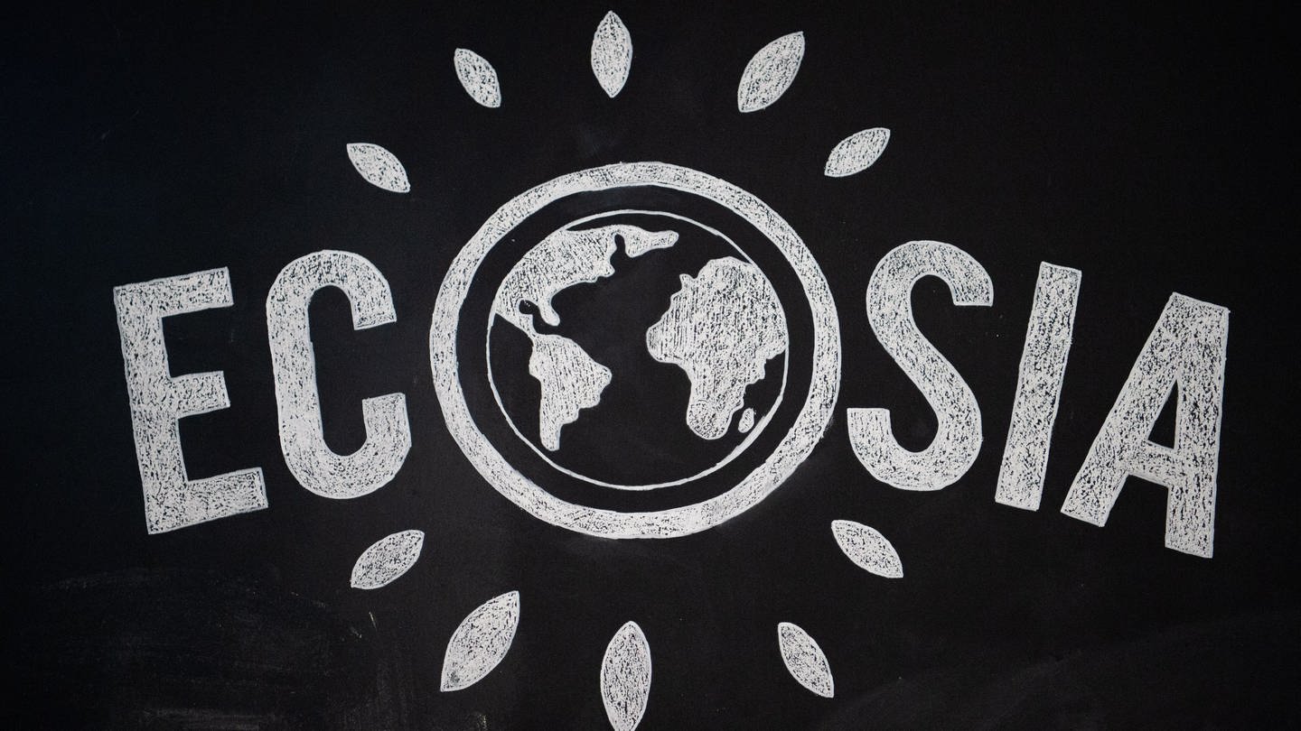 Logo der Suchmaschine Ecosia