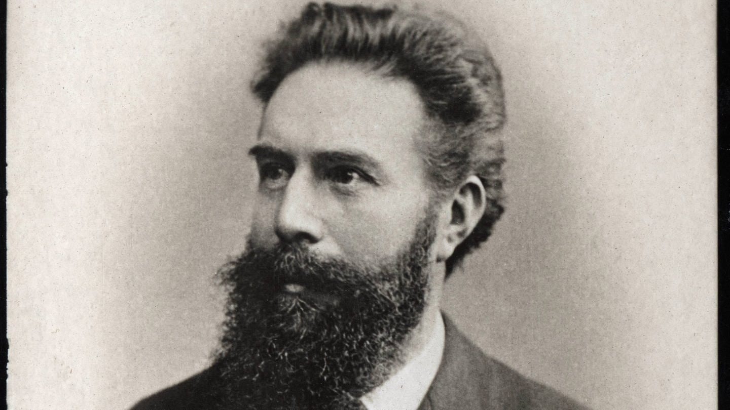 Porträt von Wilhelm Conrad Röntgen (1845-1923), deutscher Physiker