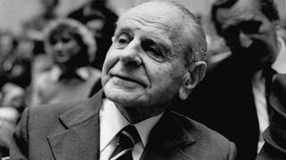 Der Philosoph Karl Popper 1981.