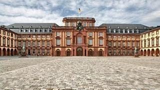 Das Schloss mit der Universität in Mannheim