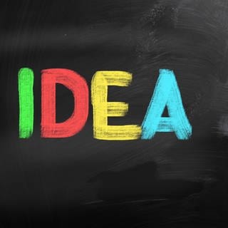 Schriftzug "Idea"