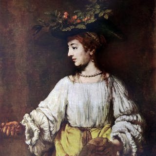Rembrandt, Gemälde mit dem Titel Flora