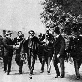 Gavrilo Princip ermorderte Erzherzog Franz Ferdinand von Österreich und seine Frau Sophie