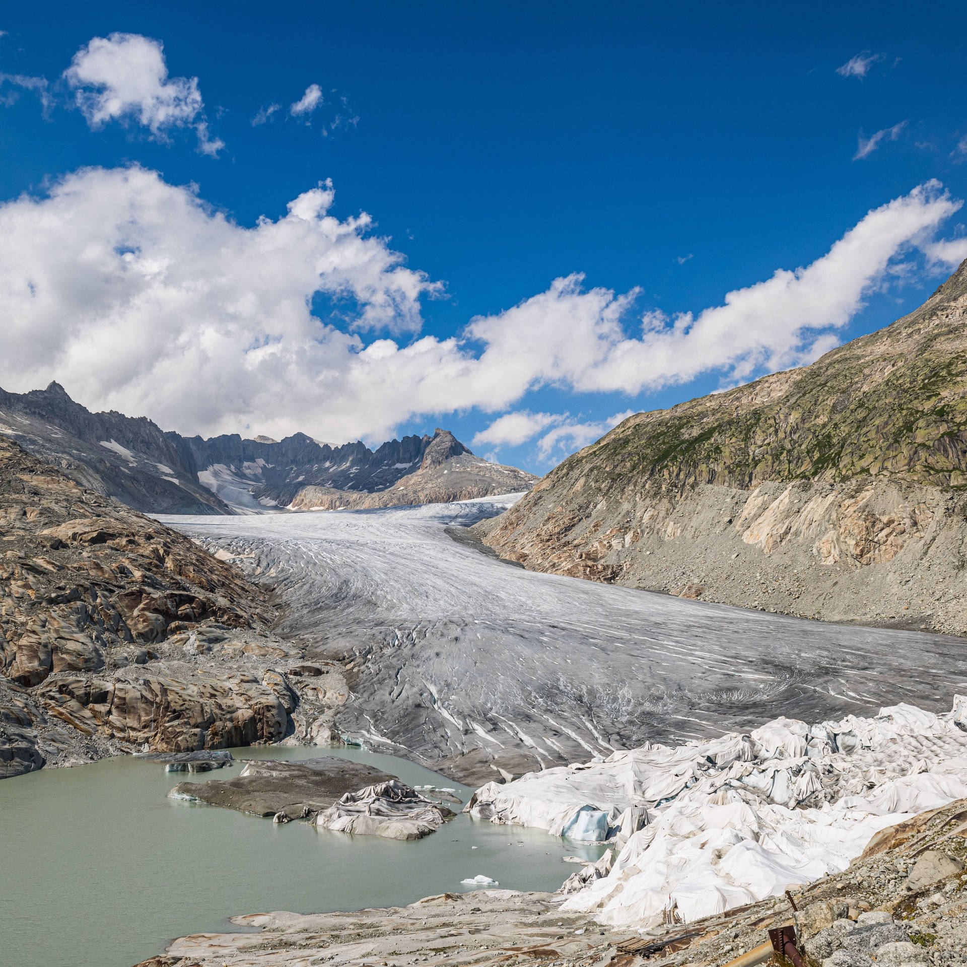 Der Rhonegletscher schmilzt – Klimakrise in den Alpen