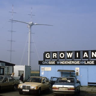 Windkraftanlage - Growian - in Dithmarschen
