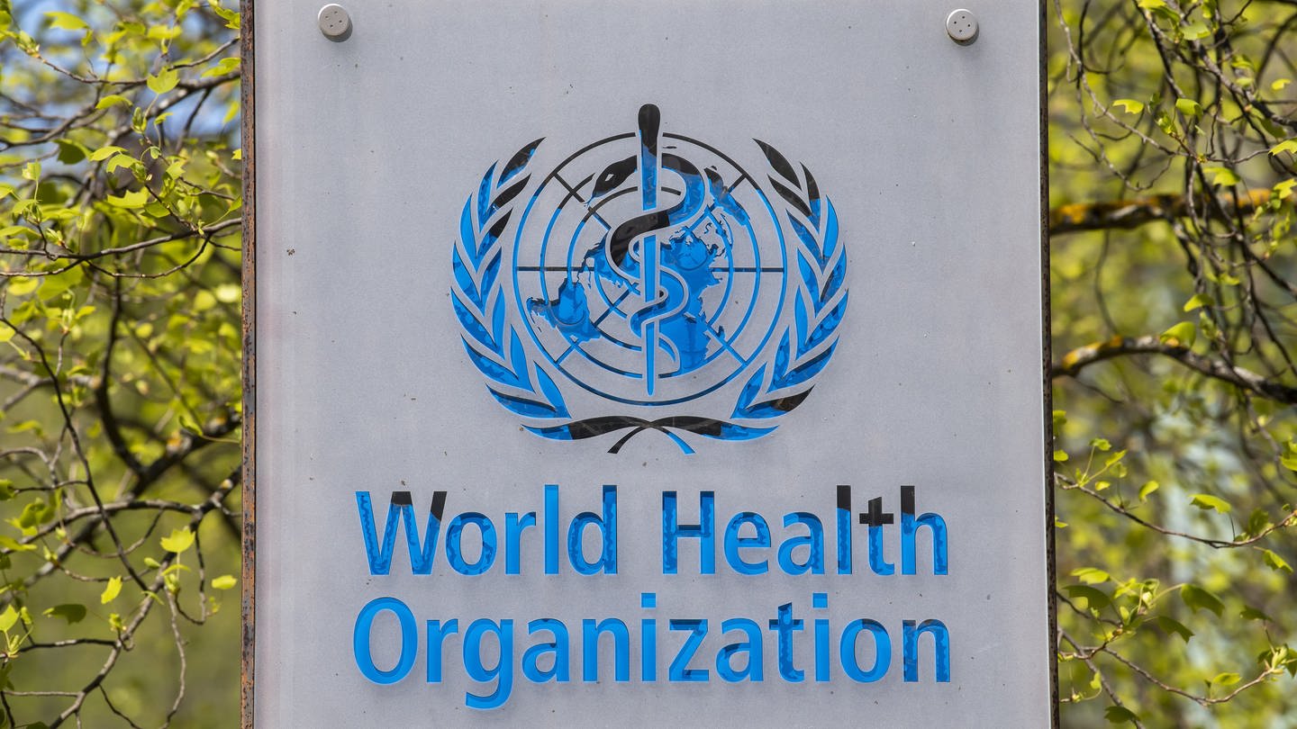 Logo der Weltgesundheitsorganisation (WHO).