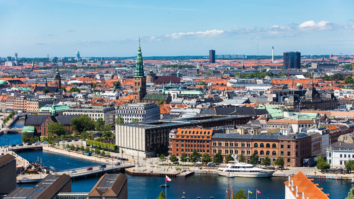 Die Dächer von Kopenhagen