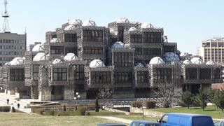 Die Nationalbibliothek des Kosovo in Priština.
