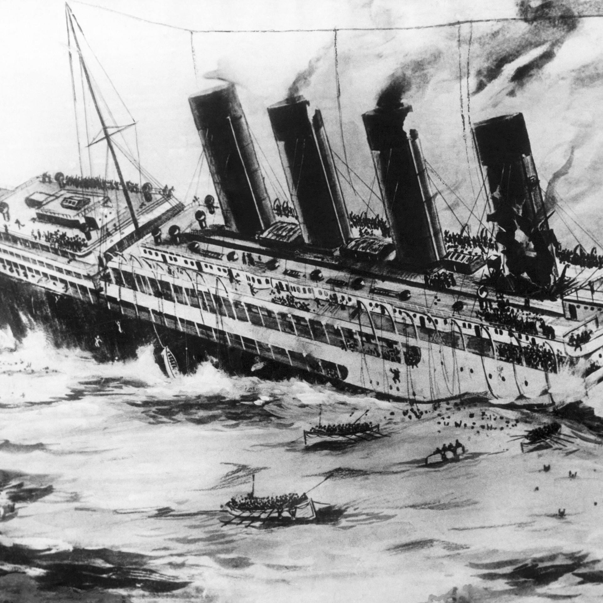 07.05.1915: Ein deutsches U-Boot versenkt die RMS Lusitania