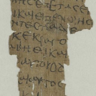 Papyrusfragment aus dem 4. bis 5. Jahrhundert