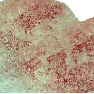 Älteste szenische Höhlenmalerei der Welt entdeckt