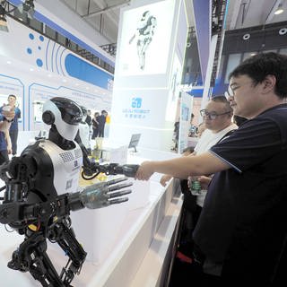 Welt-Roboter-Konferenz 2024 in Peking.