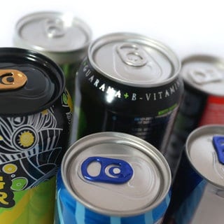 Verschiedene Energy Drinks