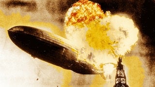 Am 6. Mai 1937 kommt es zur Katastrophe, als sich der Wasserstoff im hinteren Teil des Luftschiffs "Hindenburg" entzündet. 35 Menschen sterben. bei der Landung in Lakehurst.