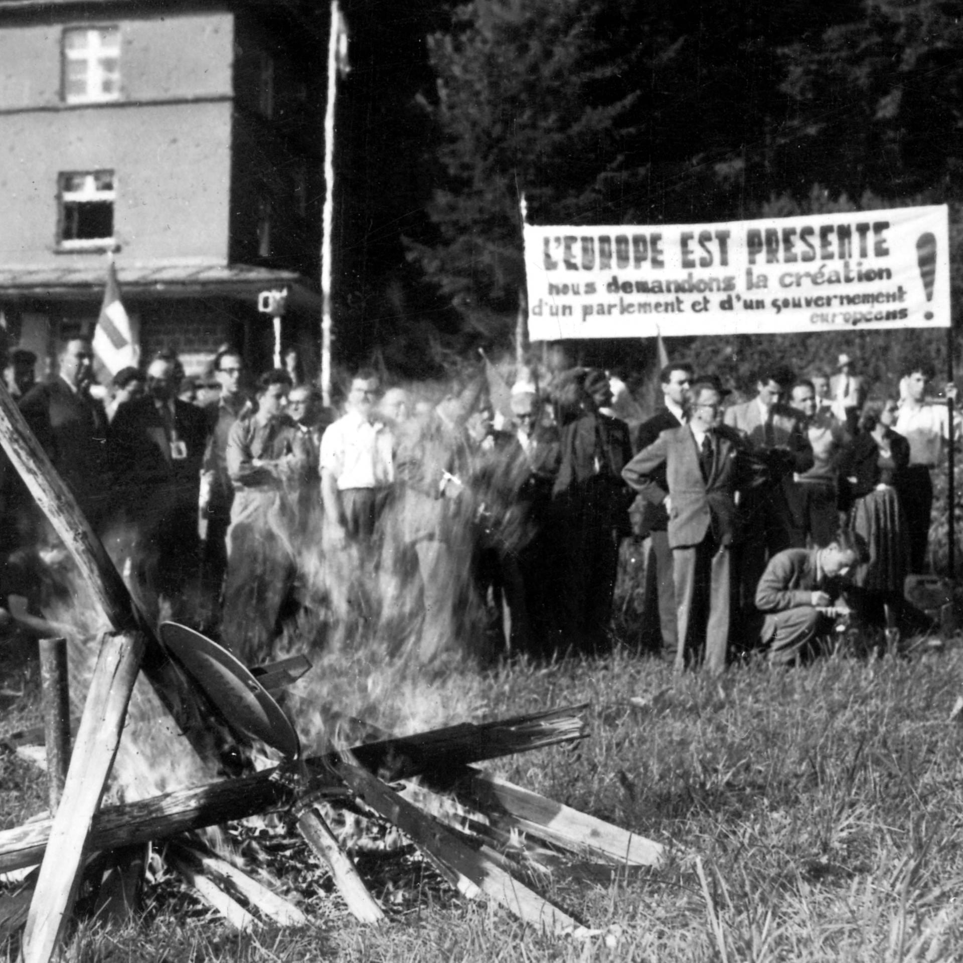 Internationale Kundgebung für vereintes Europa in Wissembourg | 7.8.1950