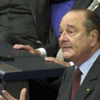 Der französische Staatspräsident Jacques Chirac spricht am Dienstag als erster ausländischer Staatschef im Reichstag in Berlin zu den Abgeordneten des Deutschen Bundestages