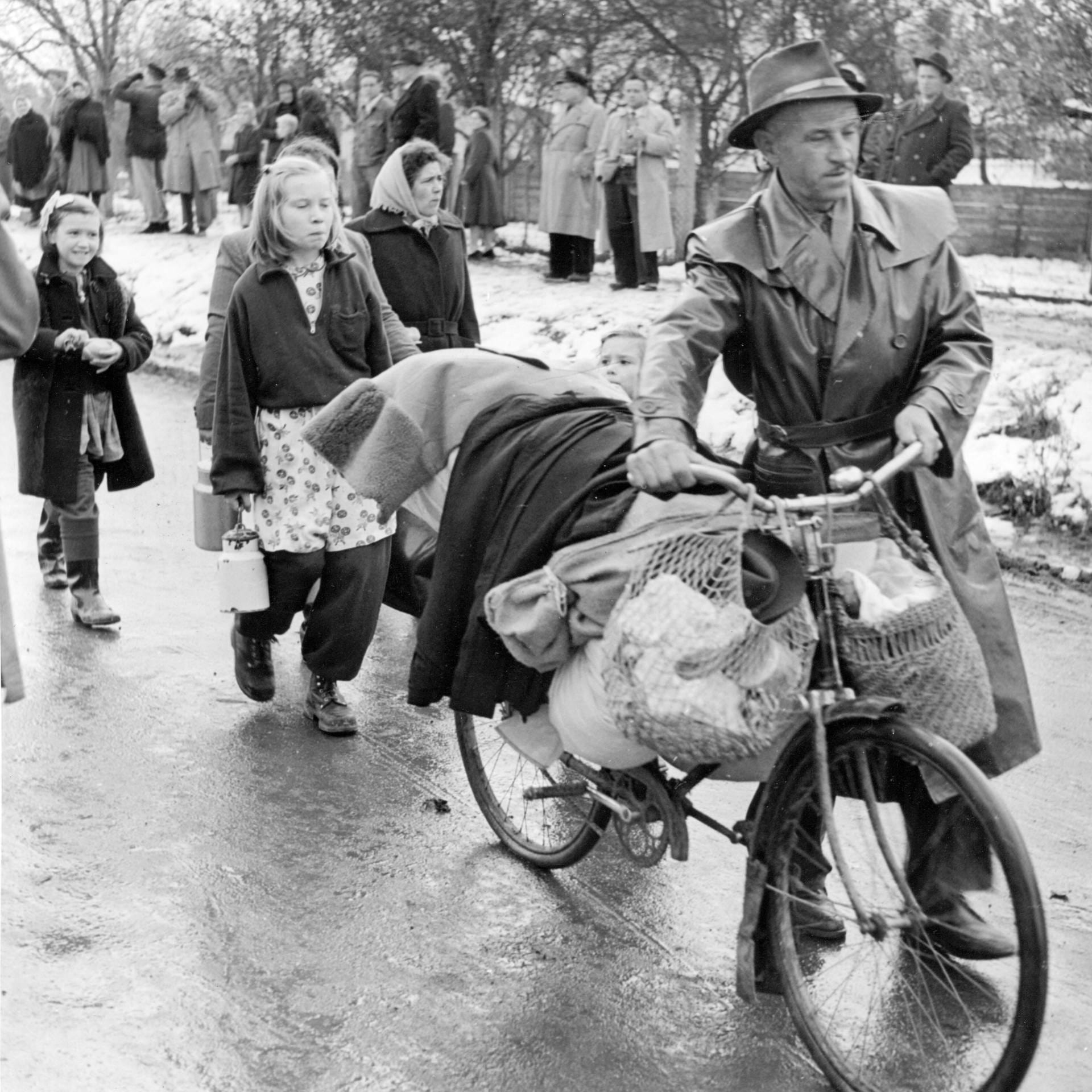 Ungarische Flüchtlinge bei Verwandten in Göppingen | 13.11.1956