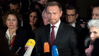 Christian Lindner, FDP-Bundesvorsitzender am 19.11.2017 zum Scheitern der Jamaika-Sondierungen.