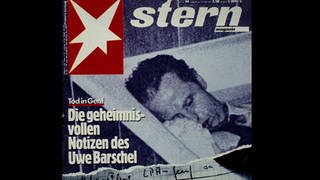 Stern-Titel 1987 zum Tod von Uwe Barschel in der Badewanne im Hotel Beau Rivage in Genf 