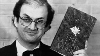 Salman Rushdie 1989, Autor des Romans "Die satanischen Verse"