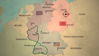 Die Besatzungszonen in Deutschland nach dem Zweiten Weltkrieg - Vorläufer von BRD und DDR
