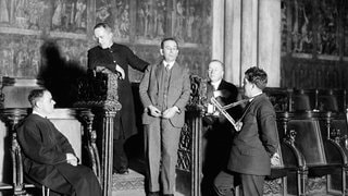 Am 28. April 1930 gab es eine Live-Reportage aus dem Kölner Dom