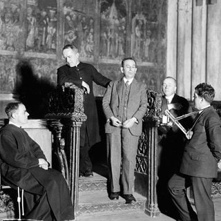 Am 28. April 1930 gab es eine Live-Reportage aus dem Kölner Dom