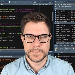 SWR Datenjournalist Johannes Schmid-Johannsen erklärt seinen Job. SWR Berichte im Fernsehen, Radio und Online mit evidenzbasierten Daten zu untermauern und komplizierte Zusammenhänge verständlicher zu machen, ist die Aufgabe der Datenjournalisten.