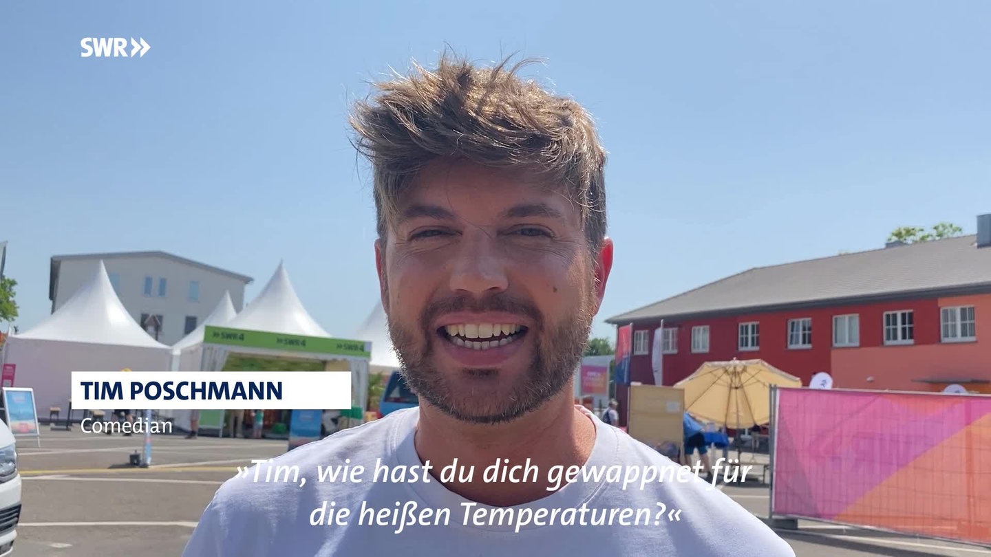 Tim Poschmann auf dem SWR Sommerfestival in Speyer