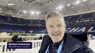 Michael Antwerpes, SWRARD Sportmoderator, berichtet vom Biathlon