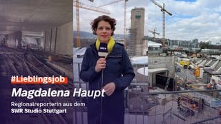 Regionalreporterin Magdalena Haupt aus dem SWR Studio Stuttgart