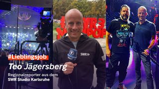 Regionalreporter Teo Jägersberg stellt seinen Lieblingsjob im SWR Studio Karlsruhe vor.