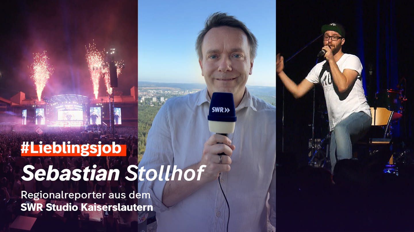 Regionalreporter Sebastian Stollhof berichtet aus dem SWR Studio Kaiserslautern