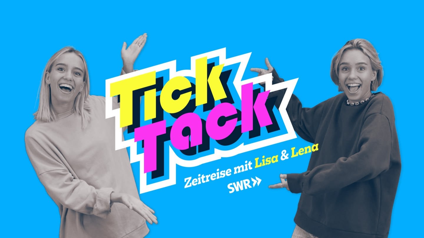 „TickTack Zeitreise mit Lisa & Lena“: Ein unterhaltsames Geschichtsformat für junge Zuschauer:innen © SWR/tvision