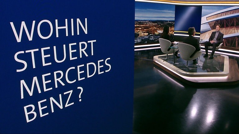 Mercedes-Benz-Chef Ola Källenius äußert sich zum ersten Mal ausführlich im deutschen Fernsehen. Das Interview wurde geführt von SWR-Chefredakteur Fritz Frey und Plusminus-Moderatorin Alev Seker.