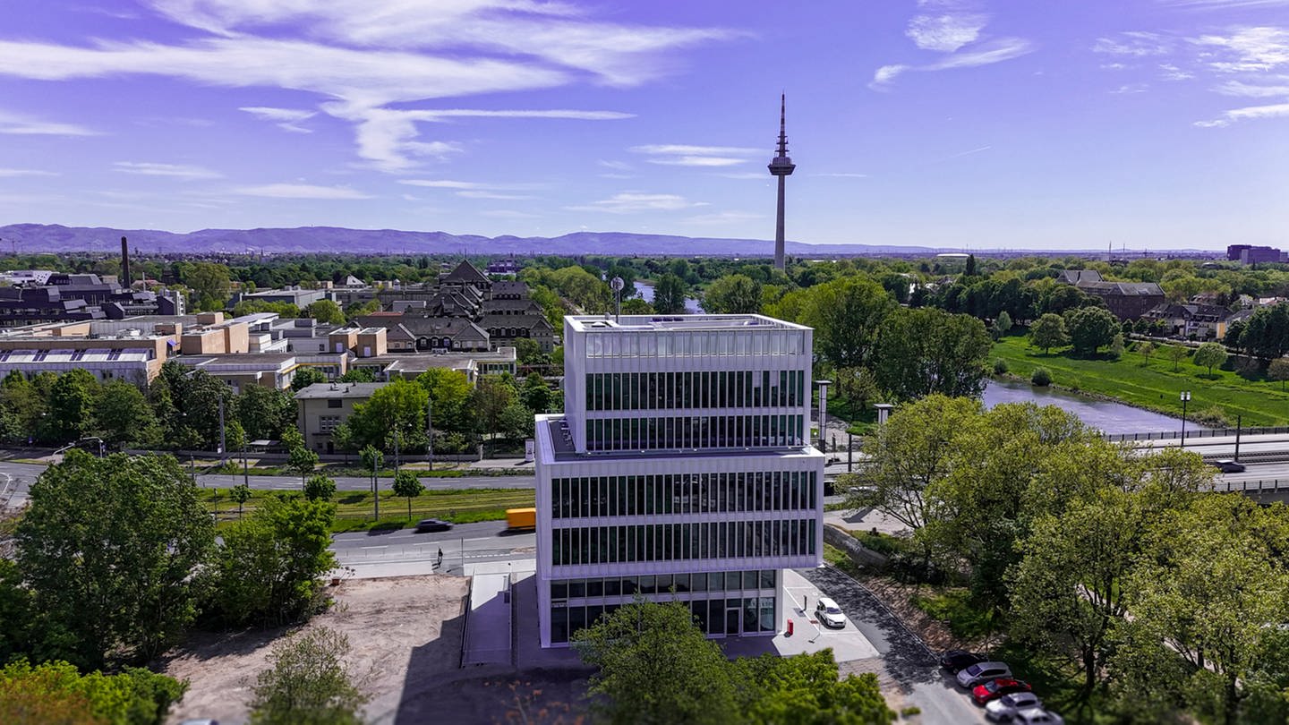 Das Gebäude des SWR Studios Mannheim-Ludwigshafen